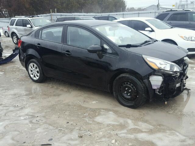 KNADM4A34C6076812 - 2012 KIA RIO LX Սև լուսանկար 1
