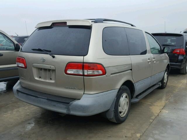 4T3ZF13C12U423847 - 2002 TOYOTA SIENNA LE BROWN photo 4