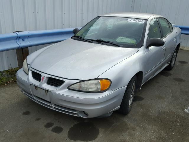 1G2NE52F94M523882 - 2004 PONTIAC GRAND AM S SILVER photo 2