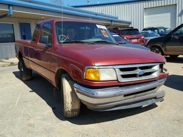 1FTCR14X4VPA64735 - 1997 FORD RANGER SUP MAROON photo 1