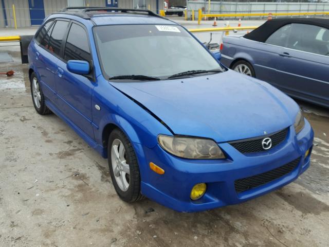 JM1BJ245231111283 - 2003 MAZDA PROTEGE PR BLUE photo 1