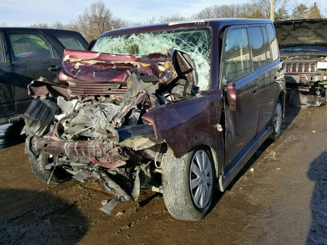 JTLKT334950188965 - 2005 TOYOTA SCION XB BURGUNDY photo 2