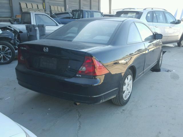 1HGEM22922L057644 - 2002 HONDA CIVIC EX შავი ფოტო 4