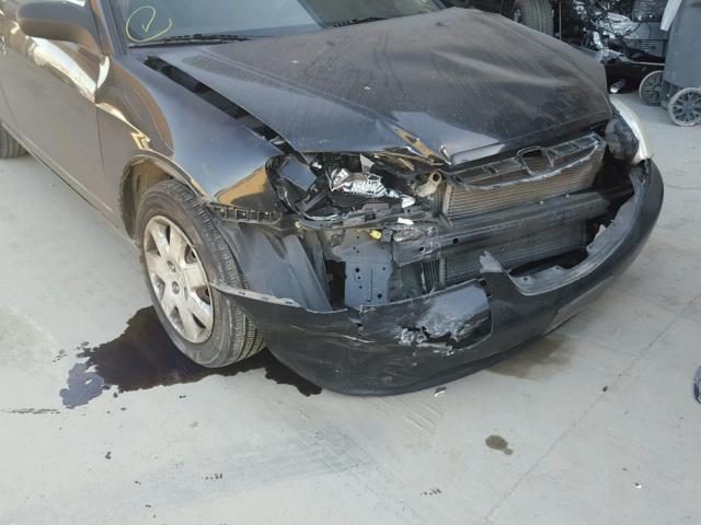 1HGEM22922L057644 - 2002 HONDA CIVIC EX შავი ფოტო 9