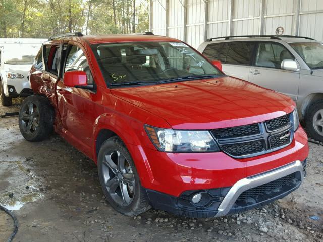 3C4PDCGG0GT148539 - 2016 DODGE JOURNEY CR RED photo 1