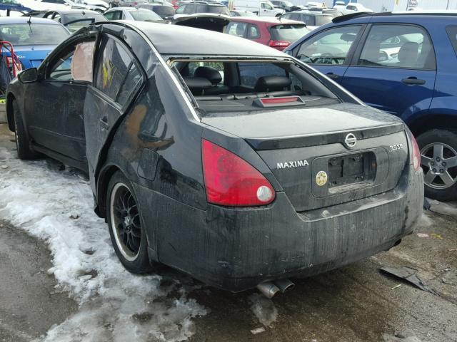 1N4BA41E26C859109 - 2006 NISSAN MAXIMA SE BLACK photo 3