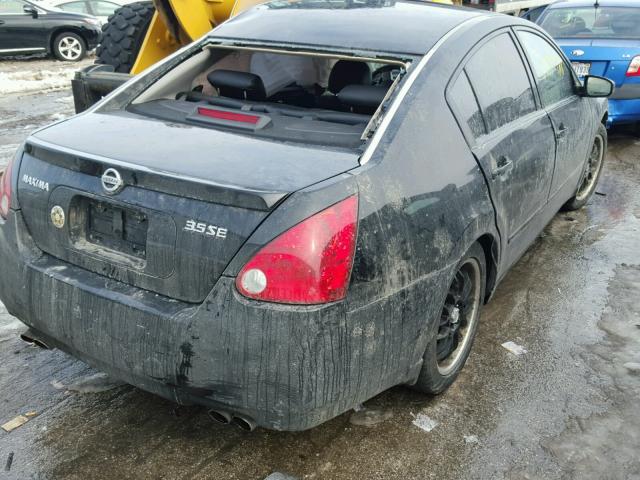 1N4BA41E26C859109 - 2006 NISSAN MAXIMA SE BLACK photo 4