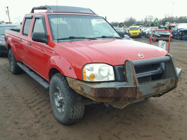 1N6ED29Y24C468327 - 2004 NISSAN FRONTIER C RED photo 1