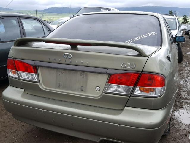 JNKCP11A62T508429 - 2002 INFINITI G20 GREEN photo 4