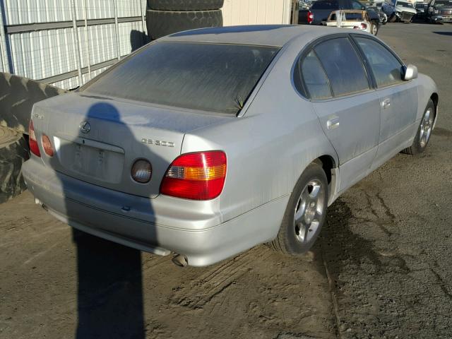 JT8BD68S6X0065336 - 1999 LEXUS GS 300 SILVER photo 4