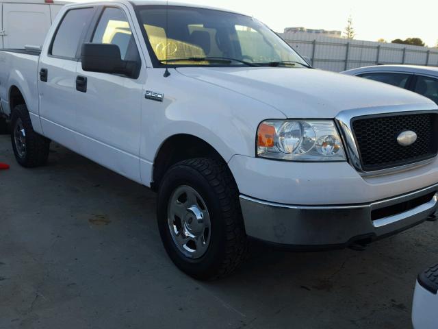 1FTRW14W47KC59549 - 2007 FORD F150 SUPER WHITE photo 1