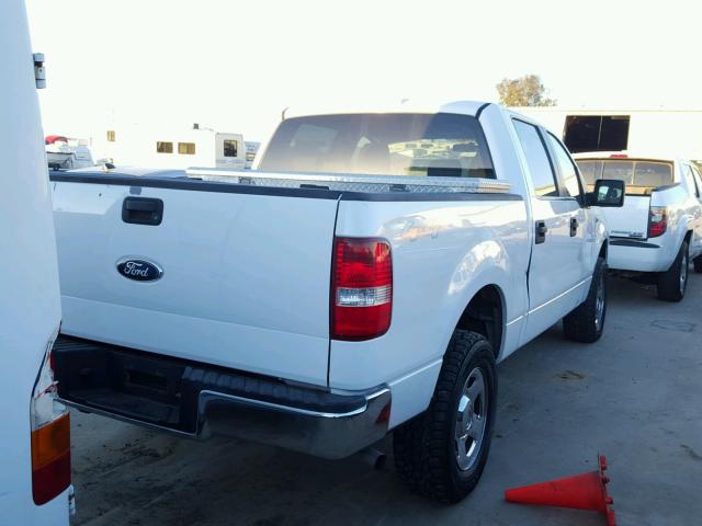 1FTRW14W47KC59549 - 2007 FORD F150 SUPER WHITE photo 4