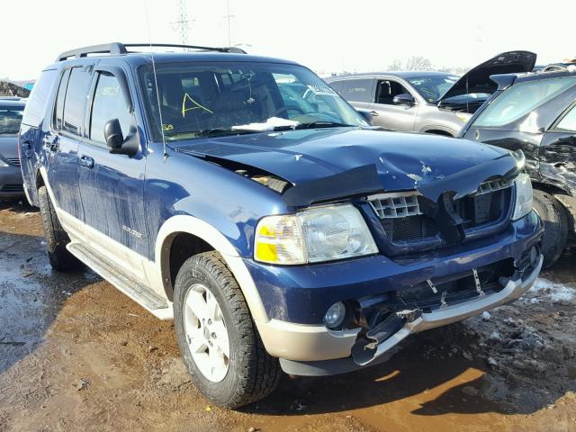 1FMZU64K25ZA29377 - 2005 FORD EXPLORER E BLUE photo 1