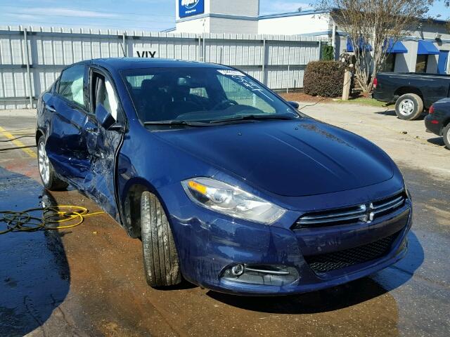 1C3CDFCH2DD312166 - 2013 DODGE DART LIMIT BLUE photo 1