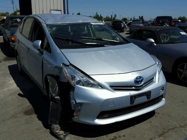 JTDZN3EU2D3269465 - 2013 TOYOTA PRIUS V BLUE photo 1