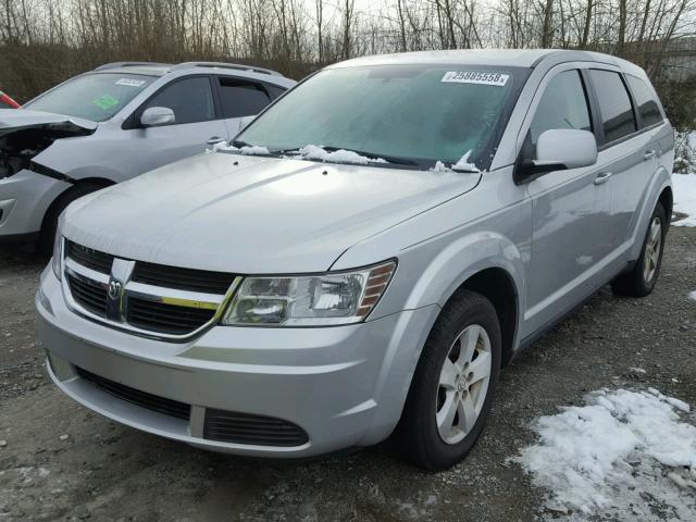 3D4GG57V79T500202 - 2009 DODGE JOURNEY SX SILVER photo 2