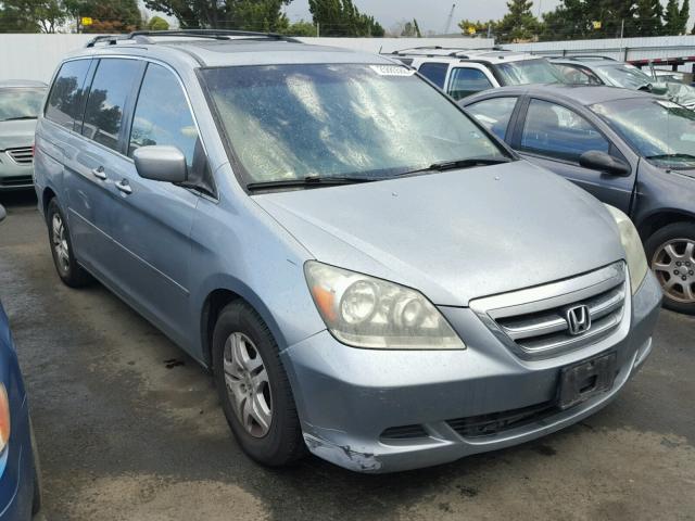 5FNRL38726B049891 - 2006 HONDA ODYSSEY EX SILVER photo 1