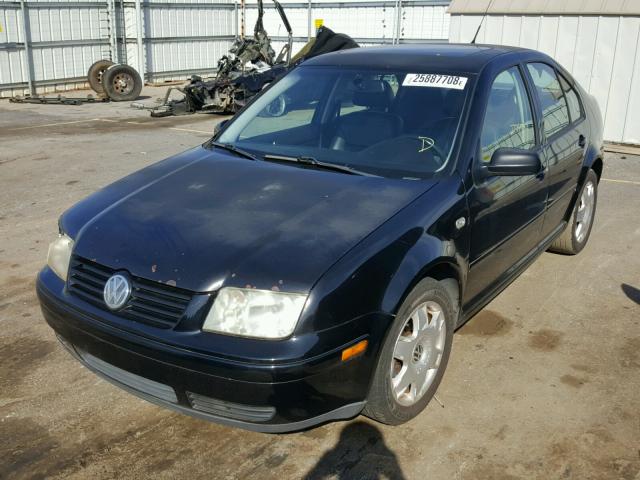 3VWTG69MX1M090254 - 2001 VOLKSWAGEN JETTA GLX BLACK photo 2