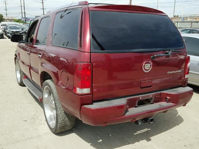 1GYEC63T52R106409 - 2002 CADILLAC ESCALADE BURGUNDY photo 3