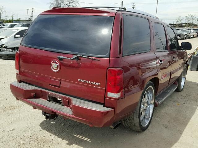 1GYEC63T52R106409 - 2002 CADILLAC ESCALADE BURGUNDY photo 4