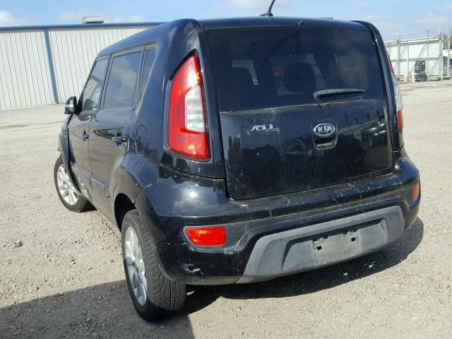 KNDJT2A6XC7457839 - 2012 KIA SOUL + BLACK photo 3