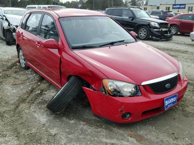 KNAFE161755079157 - 2005 KIA SPECTRA5 RED photo 1