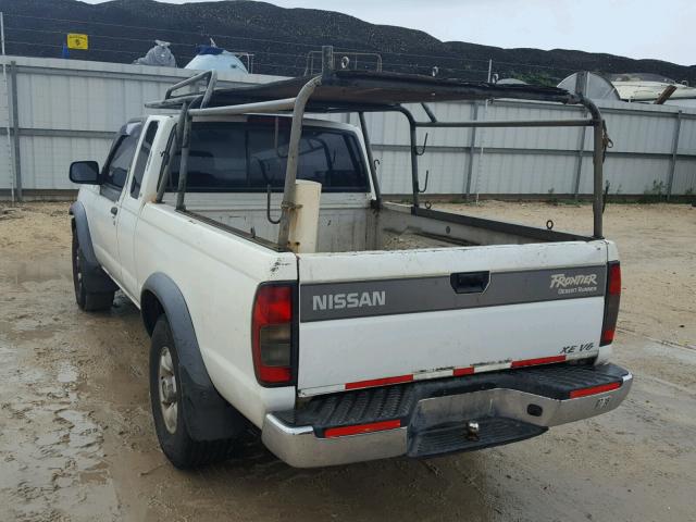 1N6ED26T8YC319161 - 2000 NISSAN FRONTIER K WHITE photo 3