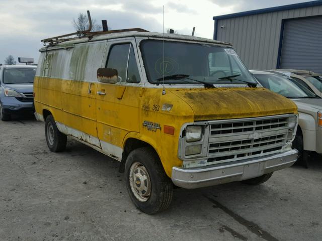 2GCGG35J9K4115554 - 1989 CHEVROLET G30 YELLOW photo 1