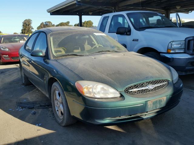 1FAFP5523YG159522 - 2000 FORD TAURUS SES GREEN photo 1