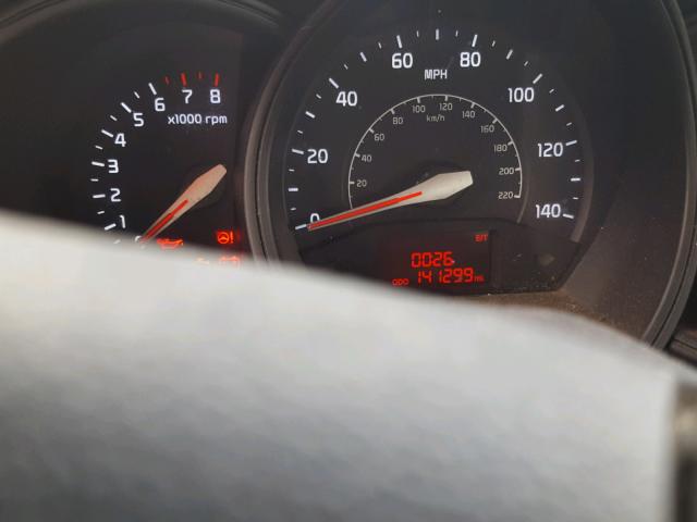 KNADM5A38D6115652 - 2013 KIA RIO LX Կարմիր լուսանկար 8