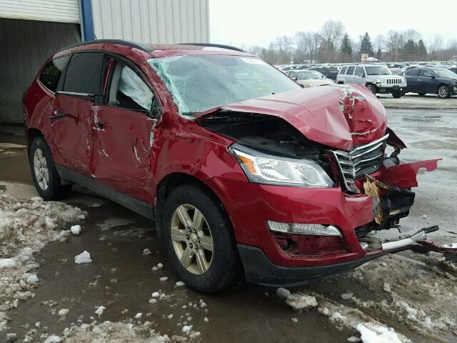 1GNKVGKD3EJ159011 - 2014 CHEVROLET TRAVERSE L MAROON photo 1