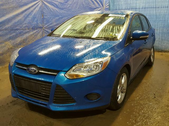 1FADP3F27EL205589 - 2014 FORD FOCUS SE BLUE photo 2