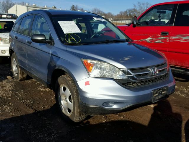 5J6RE3H36AL033426 - 2010 HONDA CR-V LX BLUE photo 1