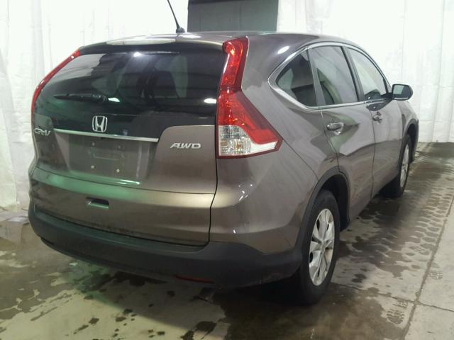 5J6RM4H53DL052241 - 2013 HONDA CR-V EX GRAY photo 4