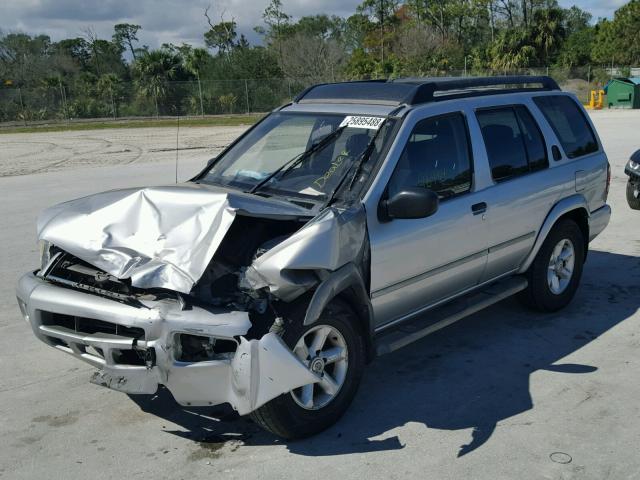 JN8DR09Y34W910183 - 2004 NISSAN PATHFINDER SILVER photo 2