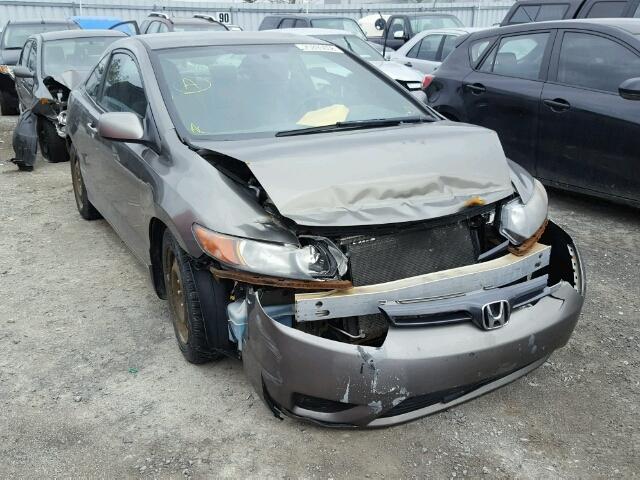 2HGFG12676H007790 - 2006 HONDA CIVIC LX GRAY photo 1