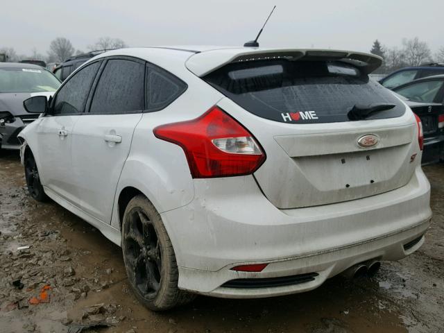 1FADP3L99DL172241 - 2013 FORD FOCUS ST WHITE photo 3