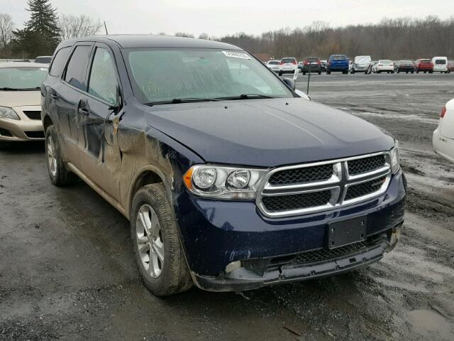 1C4RDJAG1DC676829 - 2013 DODGE DURANGO SX BLUE photo 1