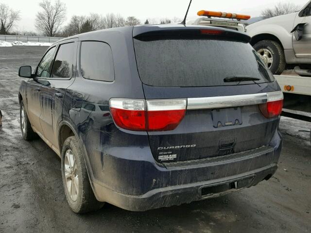 1C4RDJAG1DC676829 - 2013 DODGE DURANGO SX BLUE photo 3