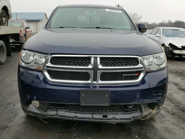 1C4RDJAG1DC676829 - 2013 DODGE DURANGO SX BLUE photo 9