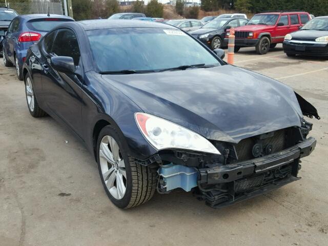 KMHHT6KD9AU028625 - 2010 HYUNDAI GENESIS CO BLACK photo 1