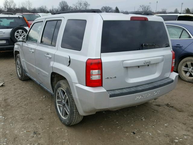 1J4NF2GB0AD522767 - 2010 JEEP PATRIOT SP SILVER photo 3