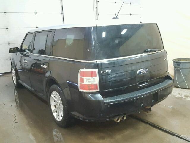 2FMHK6CC6ABA87405 - 2010 FORD FLEX SEL შავი ფოტო 3