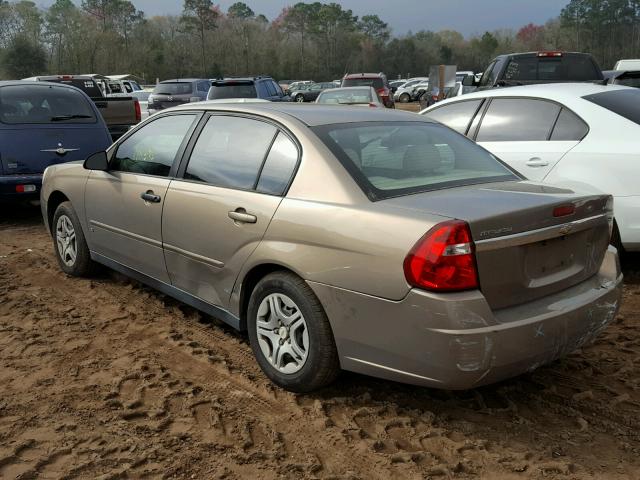 1G1ZS58F57F217129 - 2007 CHEVROLET MALIBU LS BROWN photo 3
