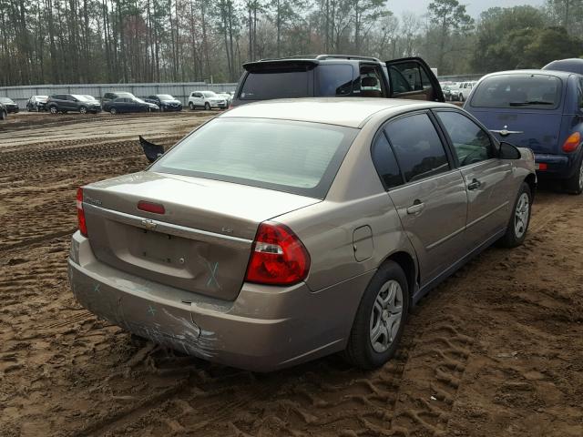 1G1ZS58F57F217129 - 2007 CHEVROLET MALIBU LS BROWN photo 4