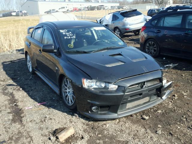 JA32W8FV3EU006821 - 2014 MITSUBISHI LANCER EVO BLACK photo 1