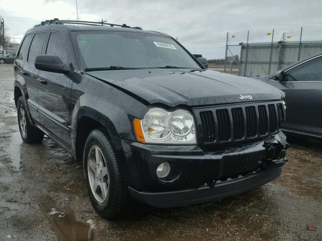 1J8GR48K67C618698 - 2007 JEEP GRAND CHER BLACK photo 1