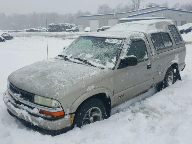 1GCCS1447YK108397 - 2000 CHEVROLET S TRUCK S1 TAN photo 2