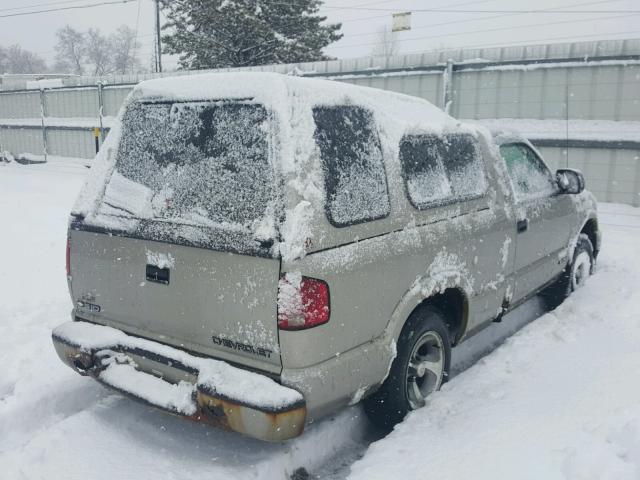 1GCCS1447YK108397 - 2000 CHEVROLET S TRUCK S1 TAN photo 4