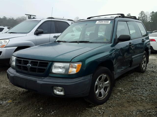 JF1SF6357XH710872 - 1999 SUBARU FORESTER L GREEN photo 2